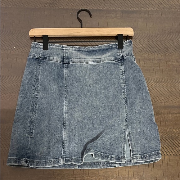 Pink Lily Dresses & Skirts - Pink Lily Denim Blue Mini Skirt